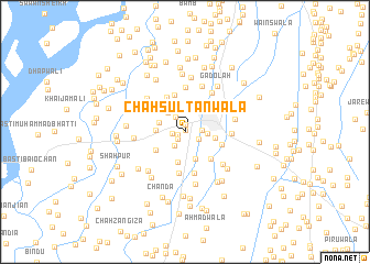 map of Chāh Sultānwāla