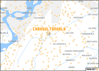 map of Chāh Sultānwāla