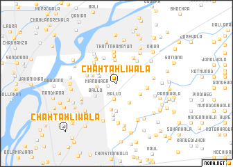 map of Chāh Tāhliwāla