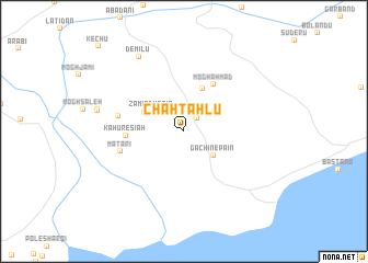 map of Chāh Tahlū