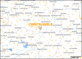 map of Chāh Tājuwāla