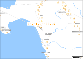 map of Chāh Talkh-e Bālā