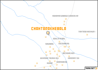 map of Chāh Tarakh-e Bālā