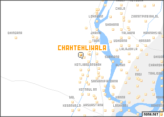 map of Chāh Tehliwāla