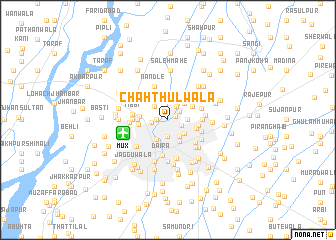 map of Chāh Thulwāla