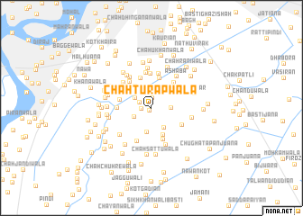 map of Chāh Turapwāla
