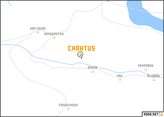 map of Chāh Ţūs