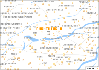 map of Chāh Tūtwāla