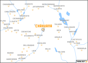 map of Chahuaña