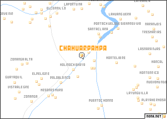 map of Chahuarpampa