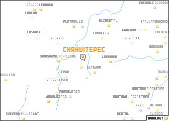 map of Chahuitepec