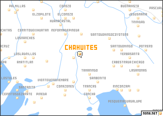 map of Chahuites