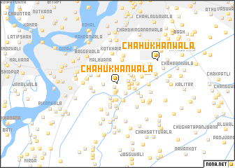 map of Chāh Ukhānwāla