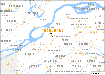 map of Chāh Wadda