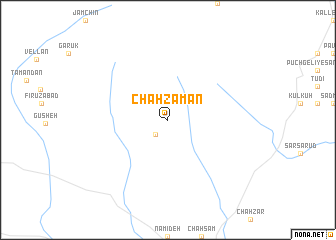 map of Chāh Zamān