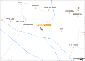 map of Chāh Zamīn