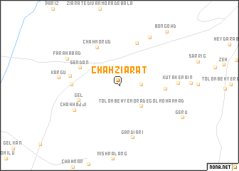 map of Chāh Zīārat