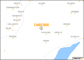 map of Chaicane