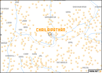 map of Chailai Pathān