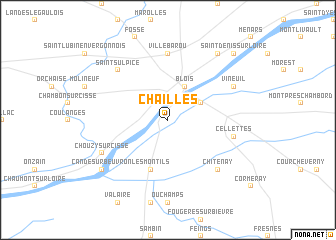 map of Chailles