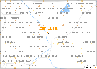 map of Chailles