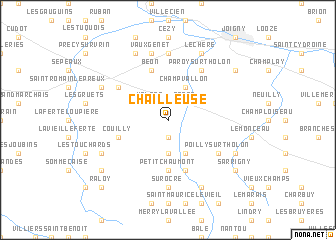 map of Chailleuse