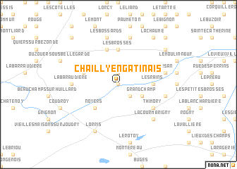 map of Chailly-en-Gâtinais