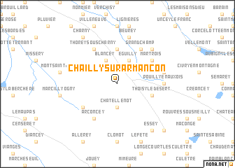 map of Chailly-sur-Armançon