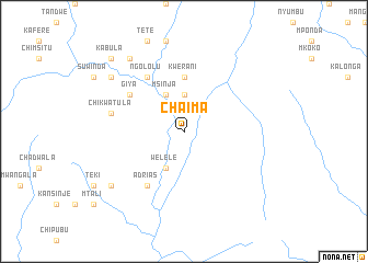 map of Chaima