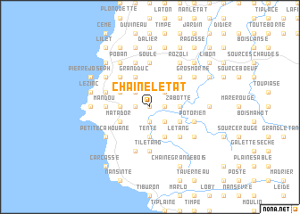 map of Chaîne lʼÉtat