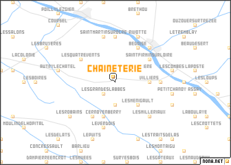 map of Chaineterie