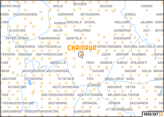 map of Chainpur