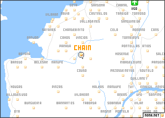 map of Chaín