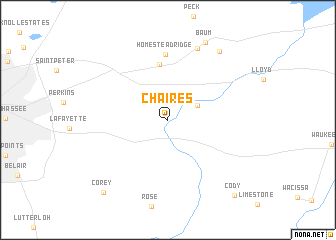 map of Chaires