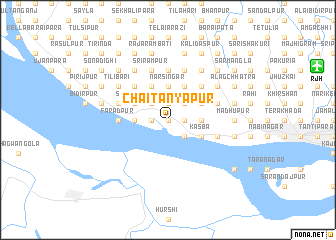 map of Chaitanyapur