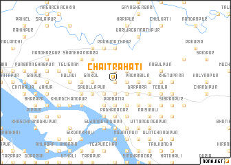 map of Chaitrahāti