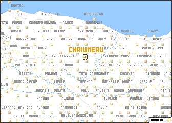 map of Chaiumeau