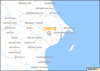 map of Chaiya