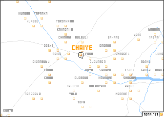 map of Chaiye