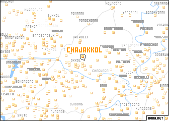 map of Chajak-kol