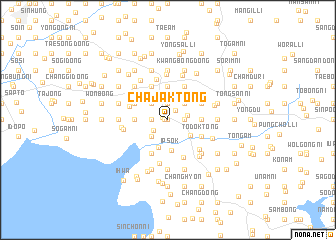 map of Chajak-tong