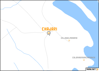 map of Chajarí