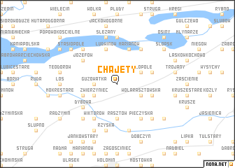 map of Chajęty