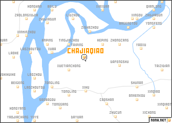 map of Chajiaqiao
