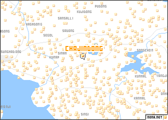 map of Chajin-dong