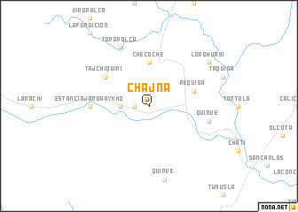 map of Chajna