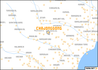 map of Chajŏng-dong