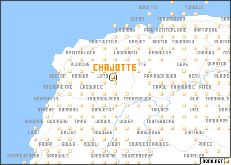 map of Chajotte