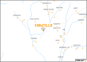 map of Chajtillo