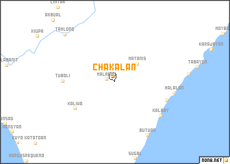 map of Chakalan